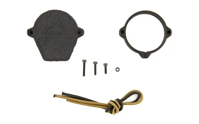 One Hundred Concepts OHC RUGGEDIZED REAR SCOPECAP SIZE 2, black cap, ring, screws and cord