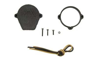 primary-7708 One Hundred Concepts OHC RUGGEDIZED REAR SCOPECAP SIZE 3, black cap, ring, screws and cord