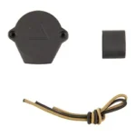 One Hundred Concepts OHC SCOPECAP SIZE 2, black front and side views with looped cord