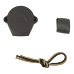 One Hundred Concepts OHC SCOPECAP SIZE 3, black front and side views with looped cord