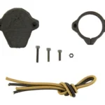 One Hundred Concepts OHC RUGGEDIZED LIGHTCAP SMALL black cap, ring, screws and tan-black cord