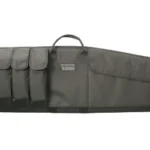 BLACKHAWK BH Sportster Tactical Rifle Case Small, black side view with handle and five pockets