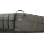BLACKHAWK BH Sportster Tactical Rifle Case Large, black side view with handle and five pockets
