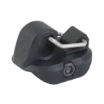One Hundred Concepts OHC PARACORD QD PICATINNY, black mount with gray cord loop, angled view