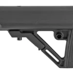UTG PRO MODEL4 S1 STK, black side view with angled support and adjustment lever