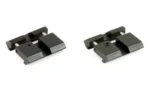 UTG LOW PRO SNAP-IN RAIL ADAPTER, two black adapters in angled top view