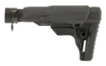UTG Pro AR15 OPS Mil-Spec Stock Kit, black, right-side view with stock and buffer tube