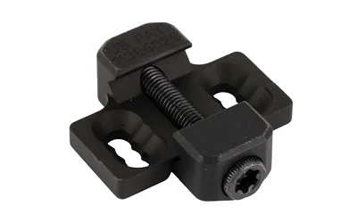 ARISAKA INLINE SCOUT MOUNT PICATINNY black mount, angled top view with clamp and screws
