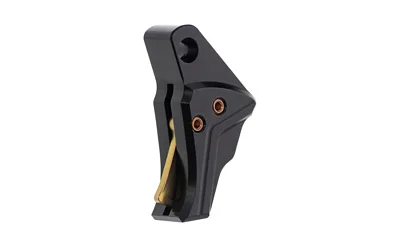 Tyrant ITTS Shoe for GLK G5 Black/Gold, angled side view with gold accents