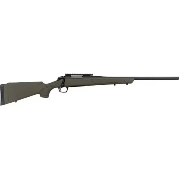 CVA Cascade Rifle, OD green right-side view with black barrel and bolt