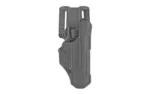 BLACKHAWK T-Series L2D holster for Glock 17/19, black right-hand model shown from side