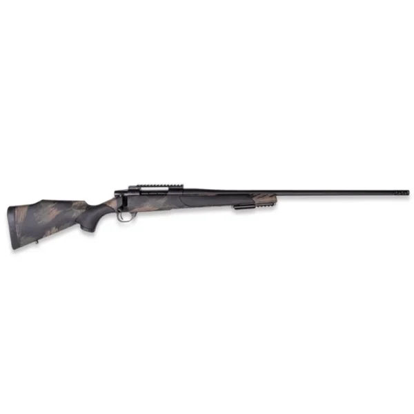 Weatherby Vanguard Black Hills Rifle .300 Win 3rd Magazine 24" 1/2x28 Threaded Barrel with 2" Muzzle Brake Black with Green