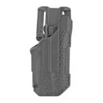 BLACKHAWK BH T-SER L2D black right-hand holster in angled side view