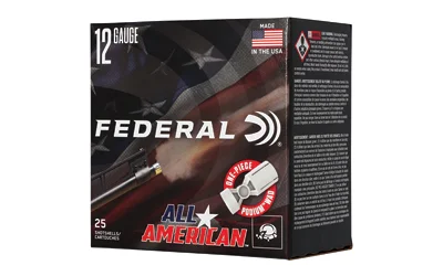 Federal FED ALL AMER 12GA 2.75" 1 1/8OZ #8