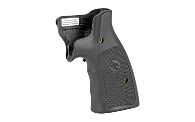 primary-8357 Crimson Trace Corporation CTC LASERGRIP, black angled side view with textured grip panels