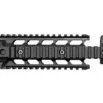 STRIKE M4 Quad Rail Handguard, black right-side view with four accessory rails