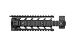 STRIKE M4 Quad Rail Handguard, black right-side view with four accessory rails