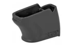 X-GRIP XGRIP MAG SPACER FOR GLK 26/27 G5 +7, black angled view with open top and curved base