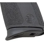 Pearce Grip Extension for M&P Shield X, black extension fitted to a textured magazine base