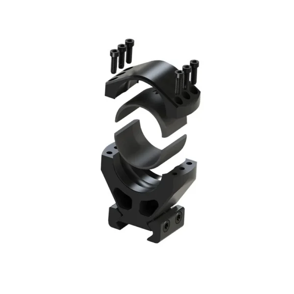 Burris Company Inc. Burris Steel XTR Signature Scope Ring Set with Pos-Align Offset Inserts 1" 1.25" Height - Matte