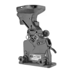 MAGPUMP 9MM PRO LOADER black loader, angled front view with top hopper and side crank handle
