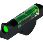 Hi-Viz HIVIZ S&W REV FRNT SGHT 617, black front sight with bright green fiber-optic insert