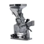 MagPump Loader black loading device in angled side view with top hopper