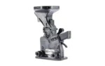 MagPump Loader black loading device in angled side view with top hopper