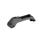 Tyrant P365 Ext Mag Release, black extended release in angled view