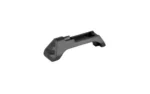 Tyrant P365 Ext Mag Release, black extended release in angled view