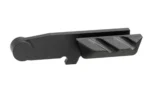 TYRANT P365 Extended Slide Catch, black angled side view with grooved extended pad