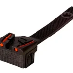 Hi-Viz HIVIZ ADJ REAR SIGHT S&W RVLVR black rear sight with red and green inserts