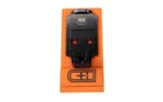 C&H PLT STACCATO DUO TO 407K/507K black adapter plate, top view with mounting holes