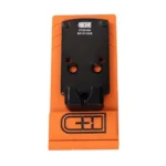 C&H PLT STACCATO DUO TO RMR/507C black adapter plate, top view in orange packaging