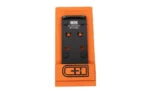 C&H PLT FOR GLK MOS TO LEU DPP black mounting plate in orange retail package, top view