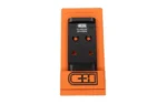 C&H PLT FOR GLK MOS TO HOLO 407K black mounting plate in orange retail package, top view