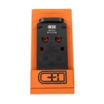C&H PLT HK VP9 OR TO RMR/SRO/HOLO black mounting plate in orange retail package, top view