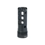 LANTAC 6MM DRAGON PLAN B LNG 5/8X24 black front view with rectangular ports and threaded base