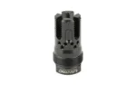 LANTAC LAMPREY 5.56 1/2X28 SHT FH/C black front view with vent holes and slotted crown