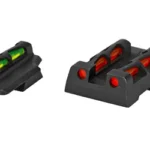 Hi-Viz HIVIZ IC black front and rear sight set with green and red fiber-optic inserts