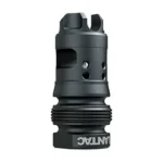 LANTAC 762 Dragon Xeno MB 5/8X24, black front view with crown-like prongs, ports and ribbed base