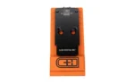 C&H PLT ST SIG P320X TO RMR/SRO/HOLO, black plate on orange packaging, front view