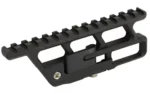 RS Regulate RS REG FULL-LENGTH YUGO MODULAR LWR black rail mount, angled right-side view