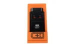 C&H PLT FOR GLK MOS TO HOLO 509T black adapter plate front view in orange retail packaging