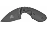 KA-BAR Knives KBAR TDI Investigator black side view with curved grip and broad blade