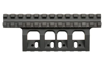 RS Regulate RS REG 1913 LONG PIC RAIL MOD UPPER, black side view with long slotted top rail