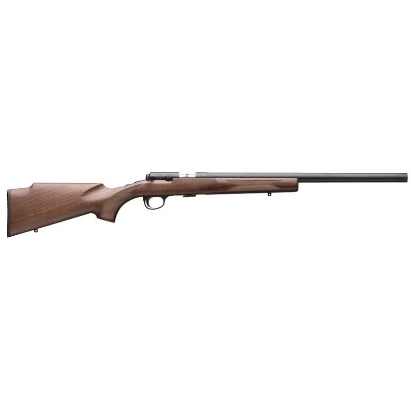 primary-873 Browning Firearms Browning T-Bolt Target Rifle .22 WMR 10rd Magazine 20" 1/2"-28 Threaded Barrel Walnut