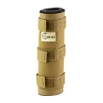 Cole-TAC COLETAC HTP 7.5 SUPPRESSOR COVER CB, tan cylindrical cover with straps