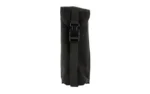 Cole-TAC Vulcan Supp Pouch black, front view with buckle closure