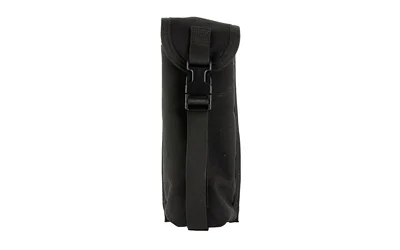 Cole-TAC Vulcan Supp Pouch black, front view with buckle closure